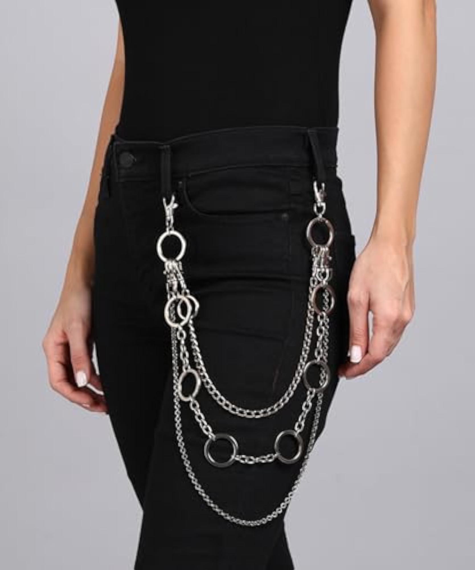 Detachable Punk Multi Layer Pants Chain for Men and Women